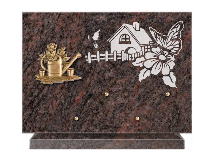 Plaque de cimetiere coralherix