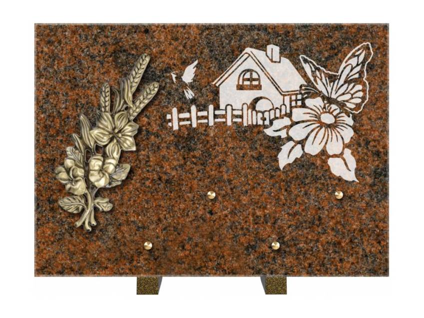 Plaque de cimetiere coralherix
