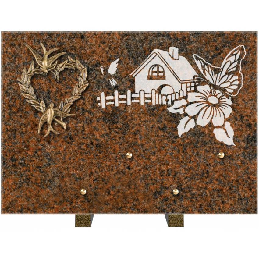 Plaque de cimetiere coralherix