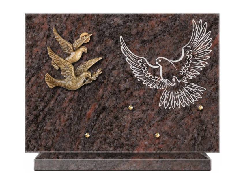 Plaque de cimetiere coralherix
