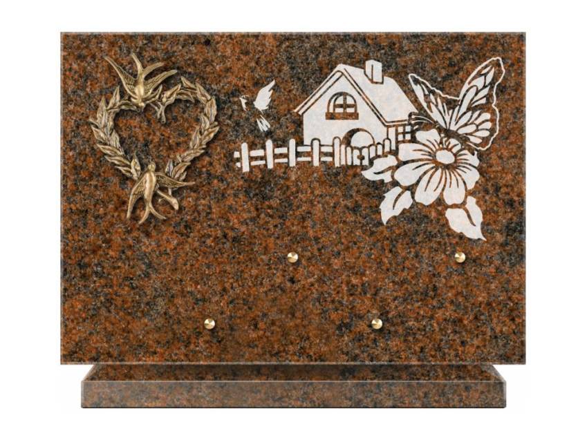 Plaque de cimetiere coralherix