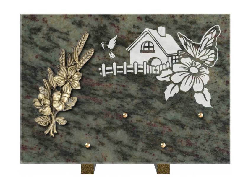 Plaque de cimetiere coralherix