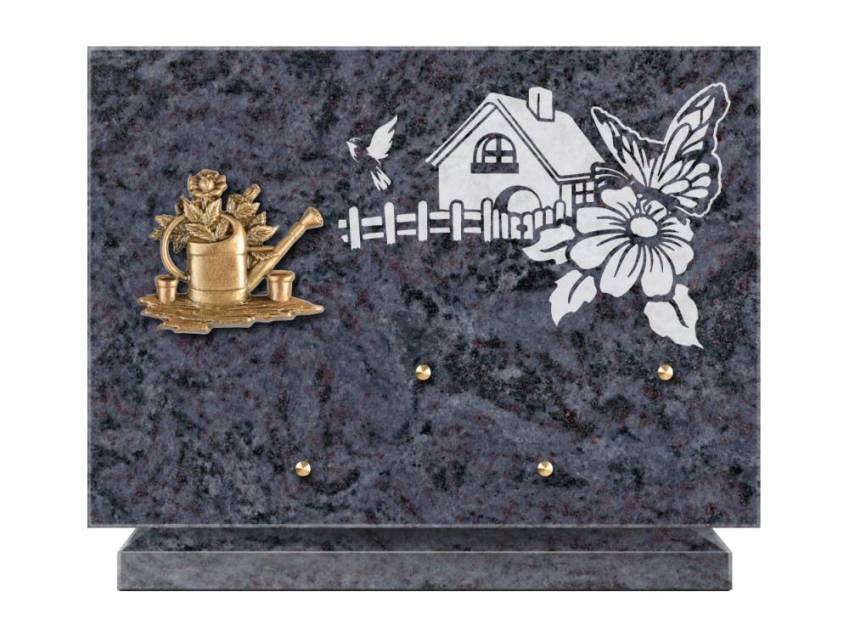 Plaque de cimetiere coralherix