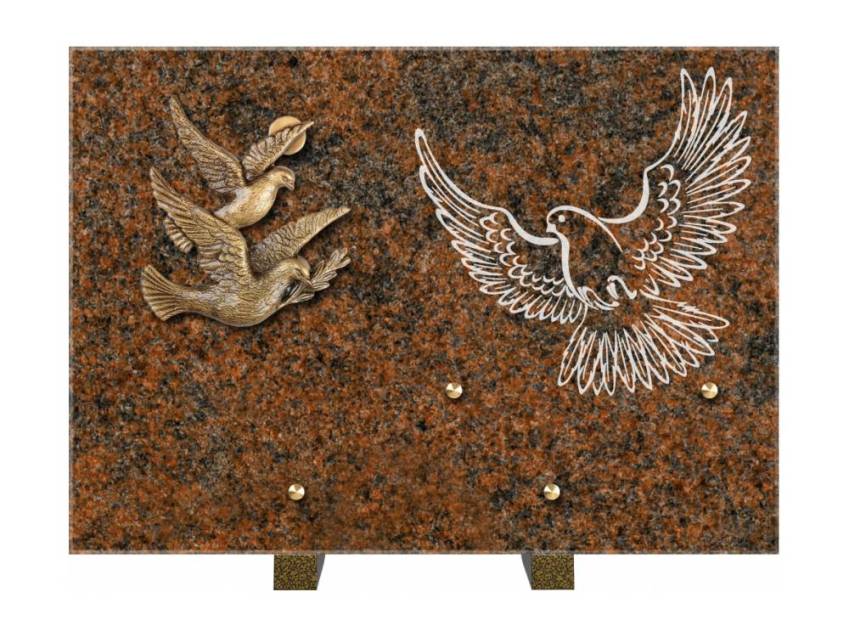 Plaque de cimetiere coralherix