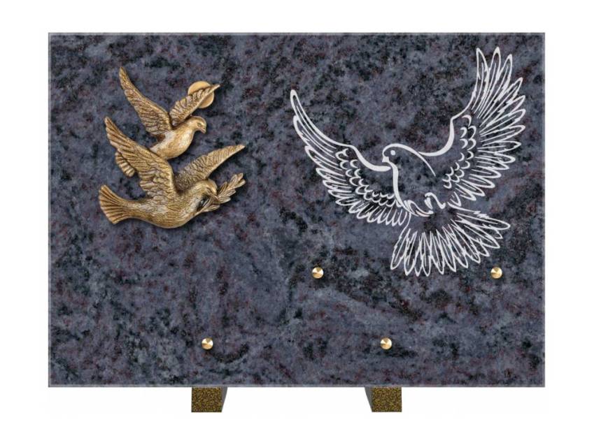 Plaque de cimetiere coralherix