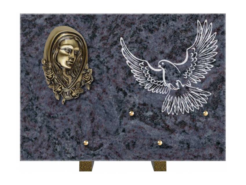 Plaque de cimetiere coralherix