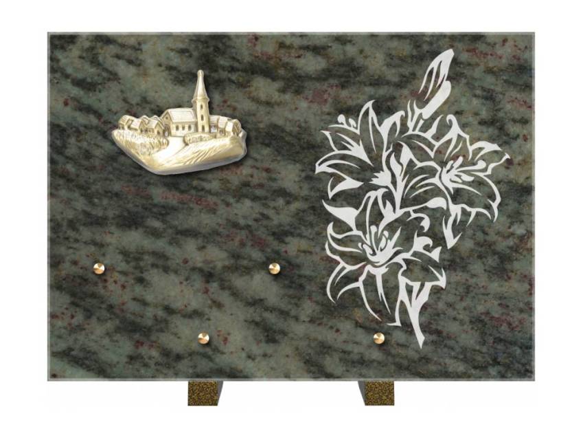 Plaque de cimetiere coralherix