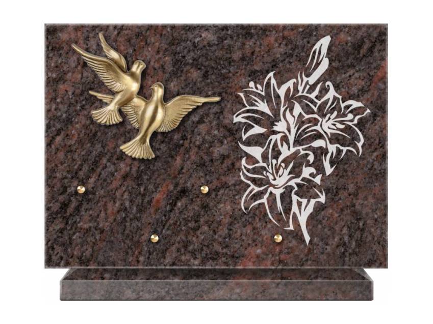 Plaque de cimetiere coralherix