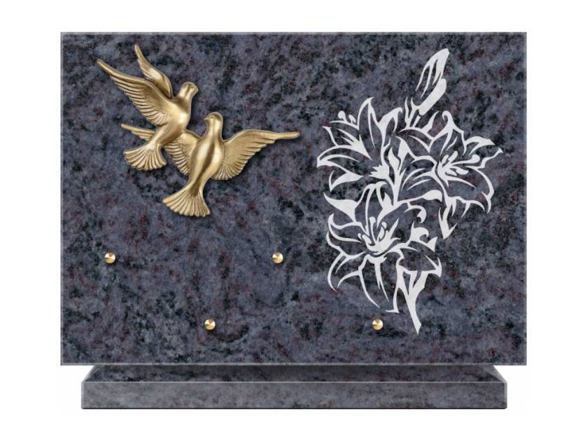 Plaque de cimetiere coralherix
