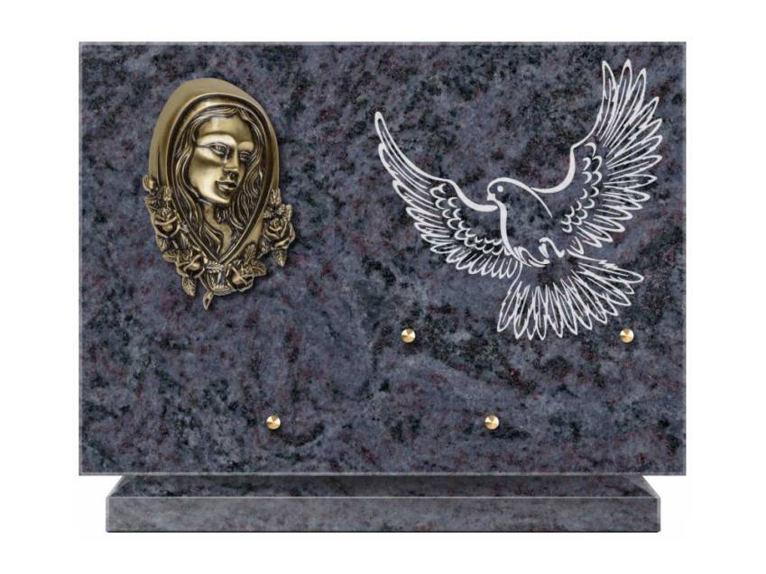 Plaque de cimetiere coralherix