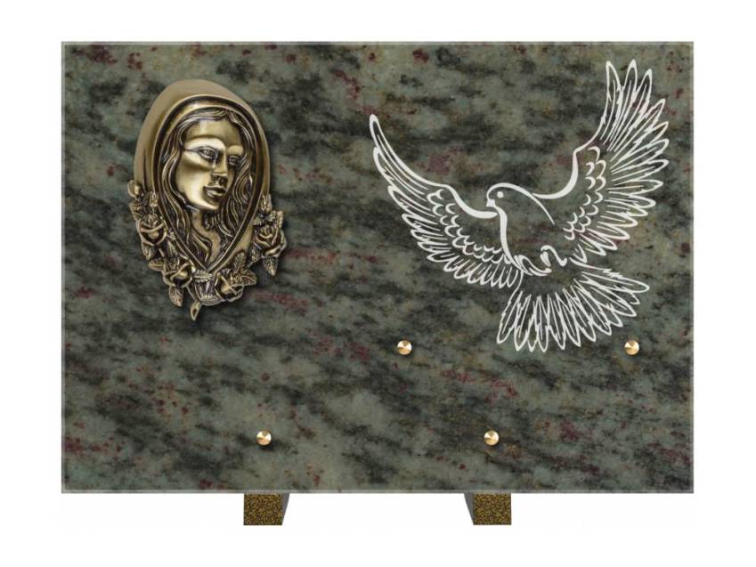 Plaque de cimetiere coralherix
