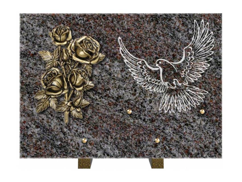 Plaque de cimetiere coralherix