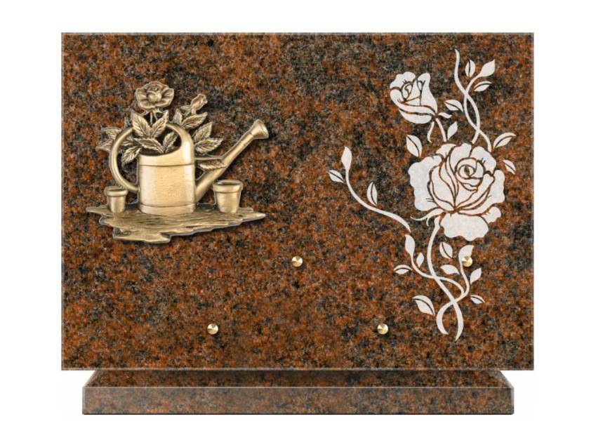 Plaque de cimetiere coralherix