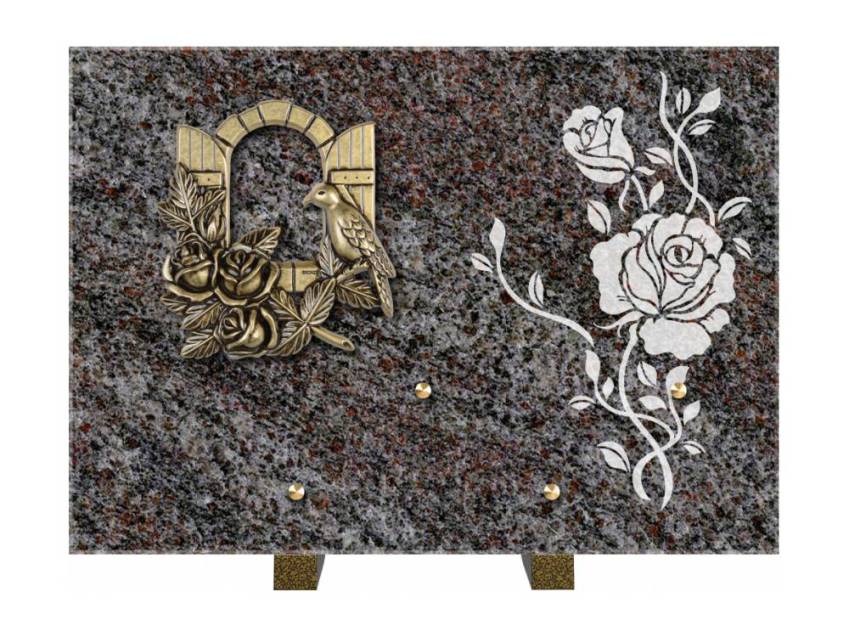 Plaque de cimetiere coralherix