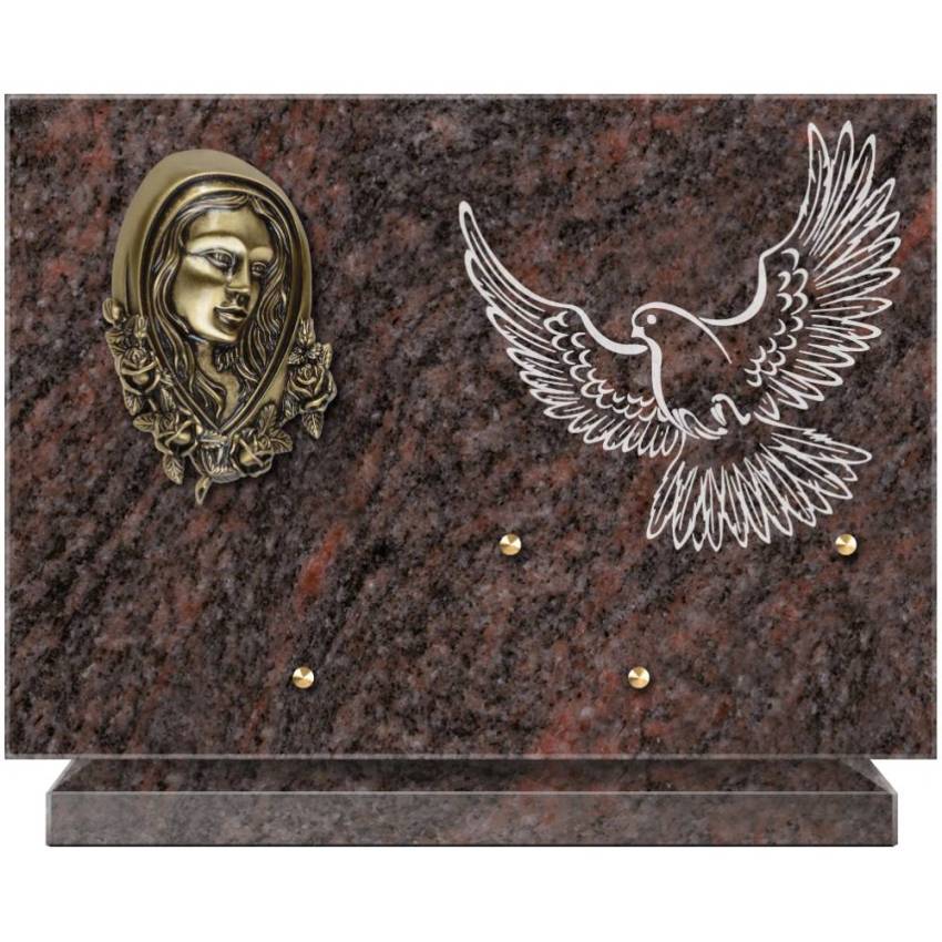 Plaque de cimetiere coralherix