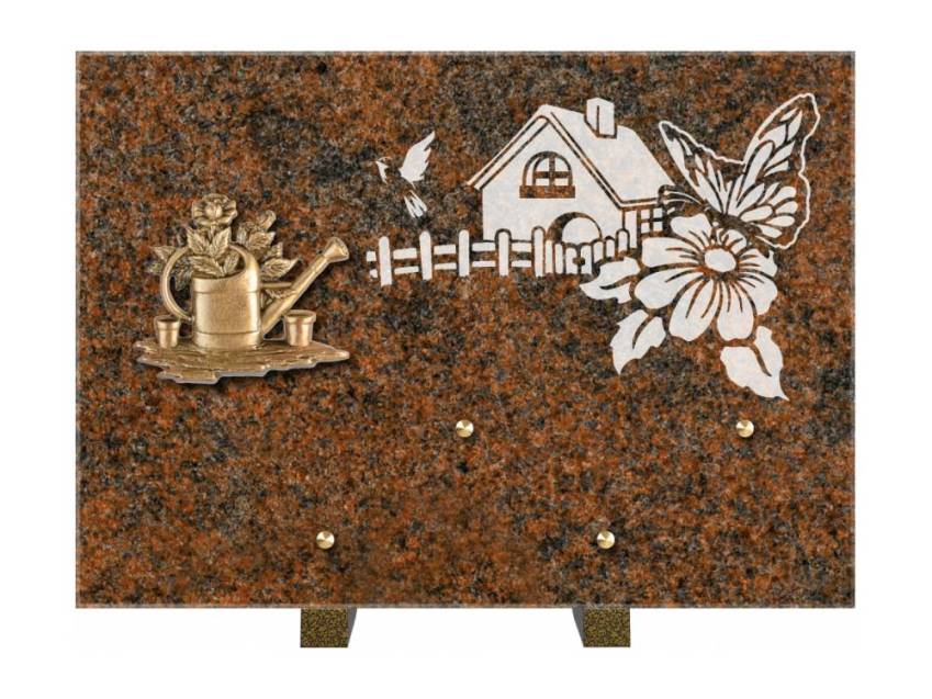Plaque de cimetiere coralherix