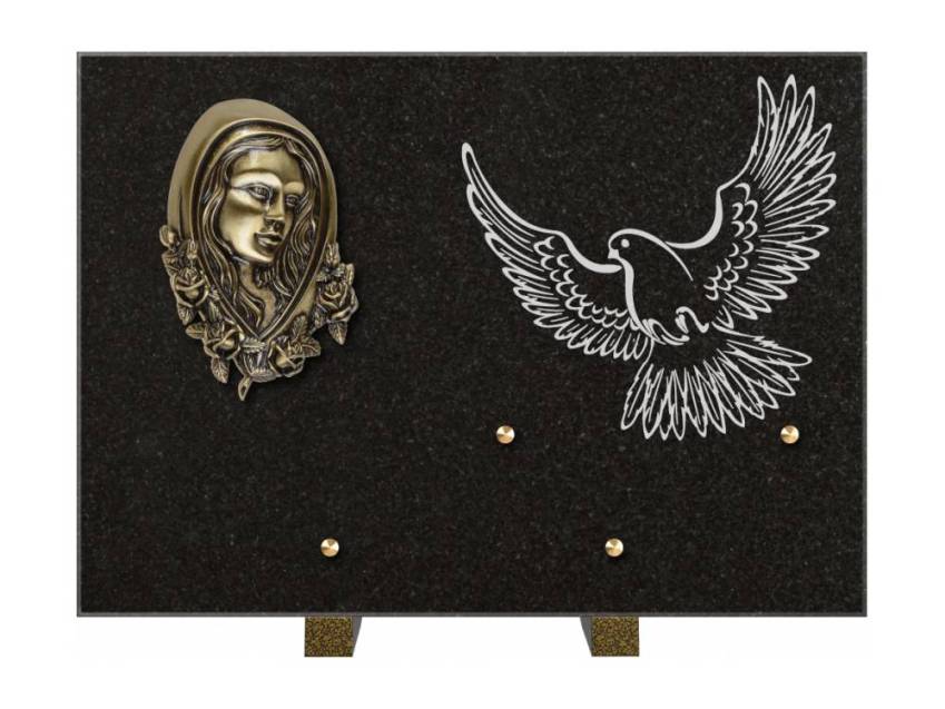Plaque de cimetiere coralherix