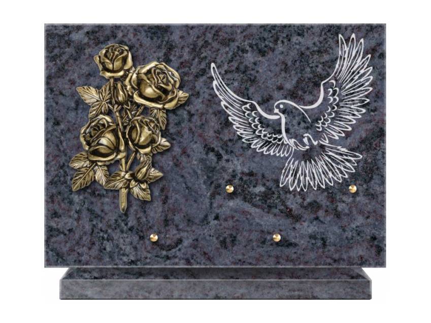Plaque de cimetiere coralherix