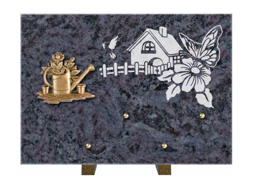 Plaque de cimetiere coralherix