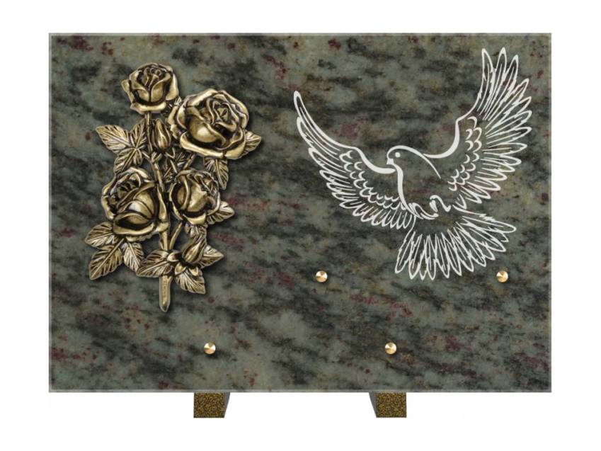 Plaque de cimetiere coralherix