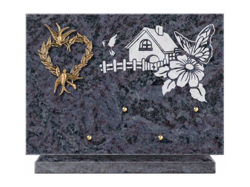 Plaque de cimetiere coralherix