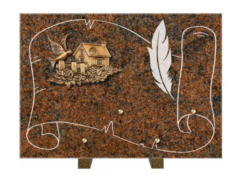 Plaque de cimetiere coralherix