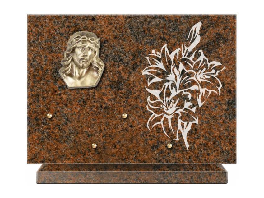Plaque de cimetiere coralherix