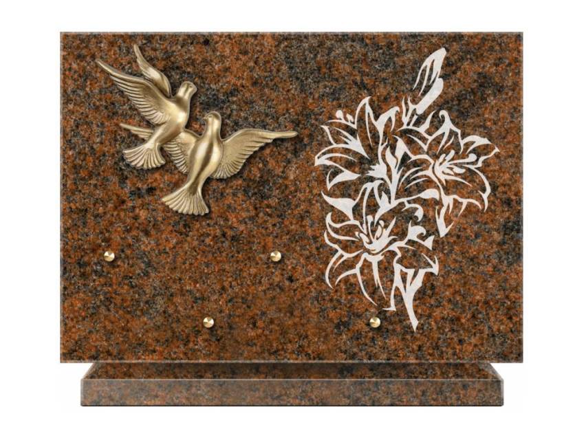 Plaque de cimetiere coralherix