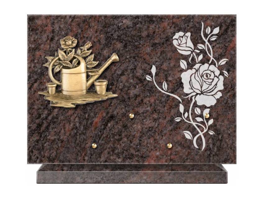 Plaque de cimetiere coralherix