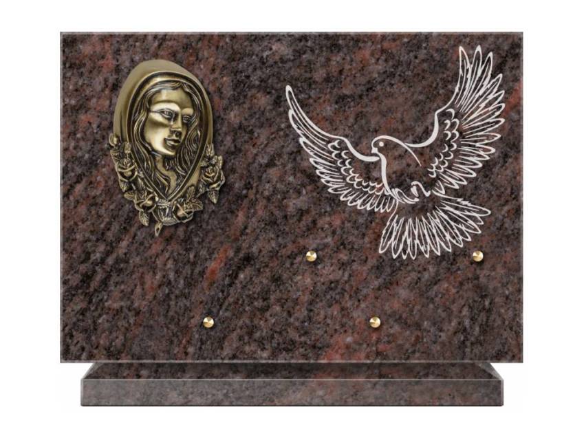 Plaque de cimetiere coralherix