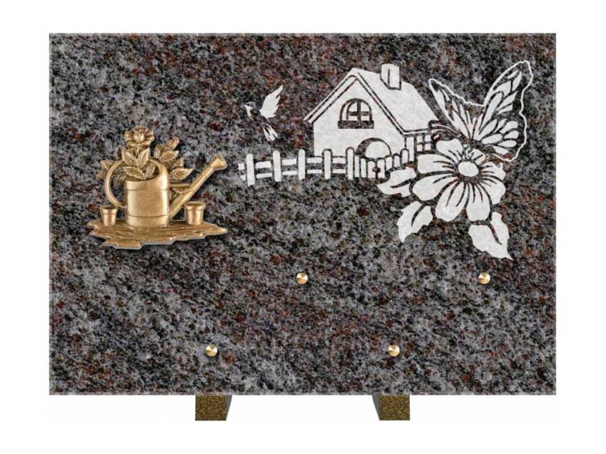 Plaque de cimetiere coralherix