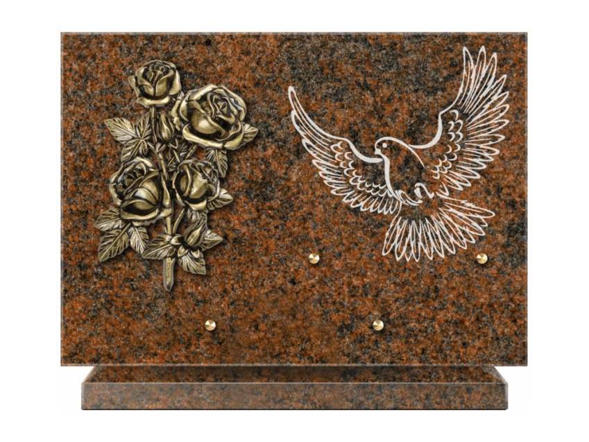 Plaque de cimetiere coralherix