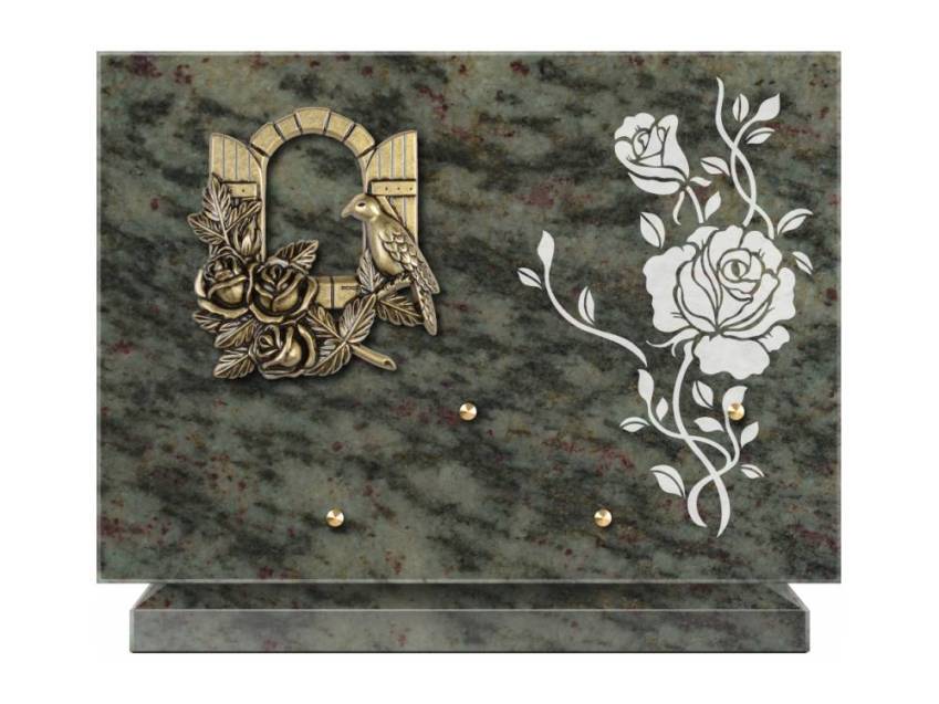 Plaque de cimetiere coralherix