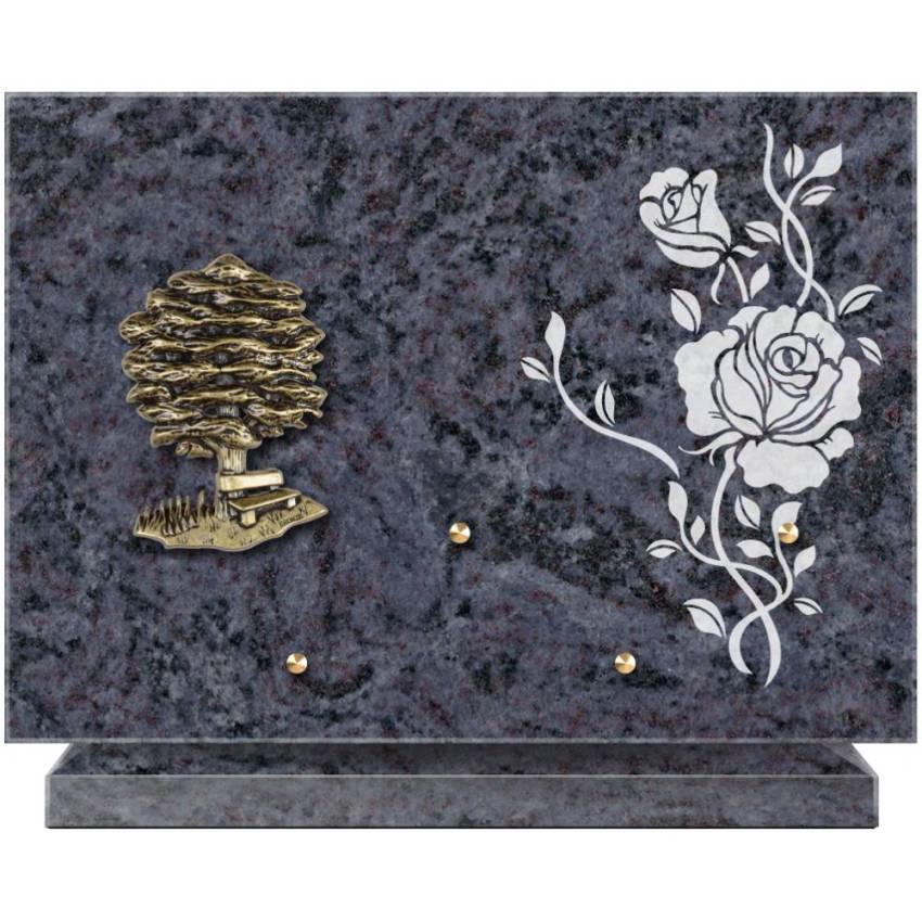 Plaque de cimetiere coralherix