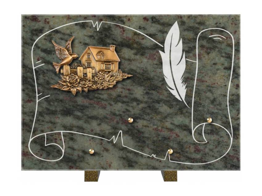 Plaque de cimetiere coralherix