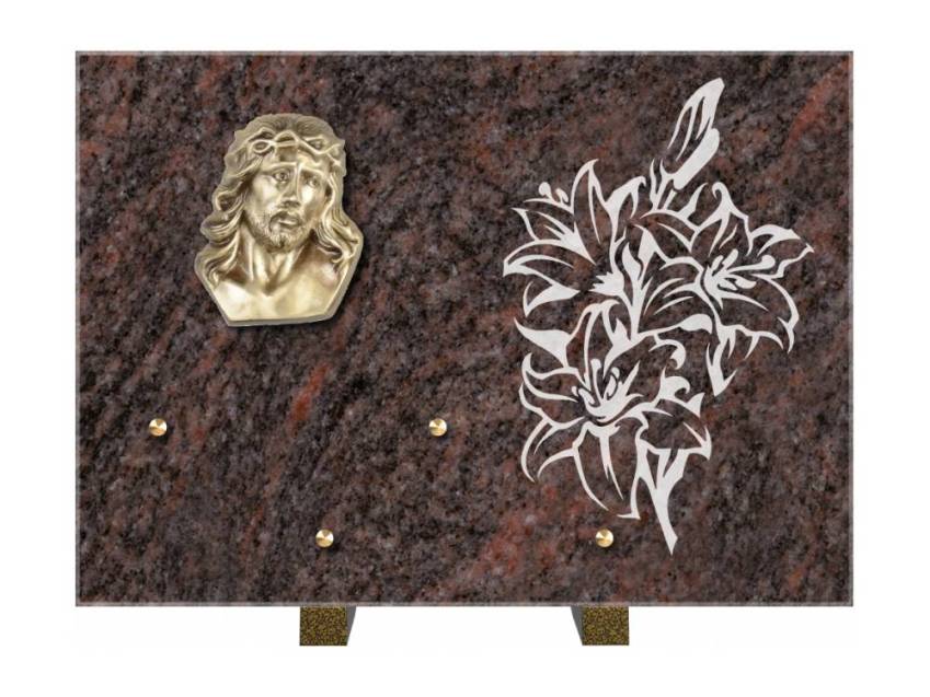 Plaque de cimetiere coralherix