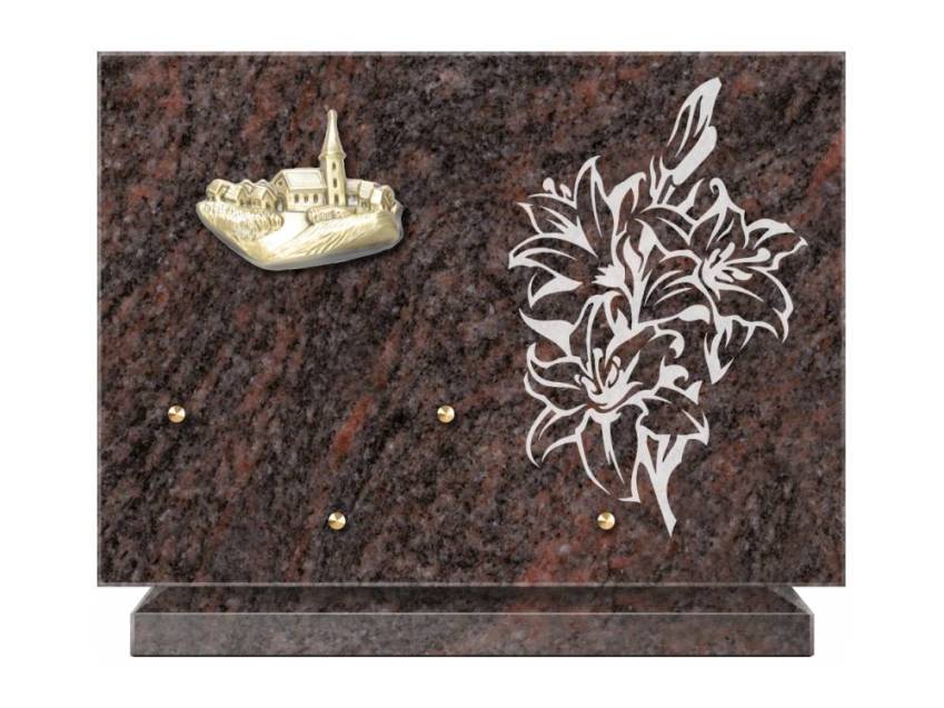Plaque de cimetiere coralherix
