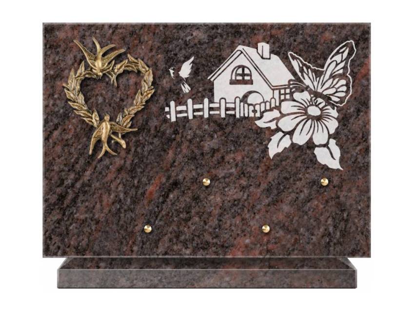Plaque de cimetiere coralherix