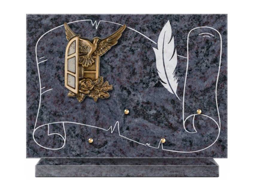 Plaque Granit Rectangle bucolique