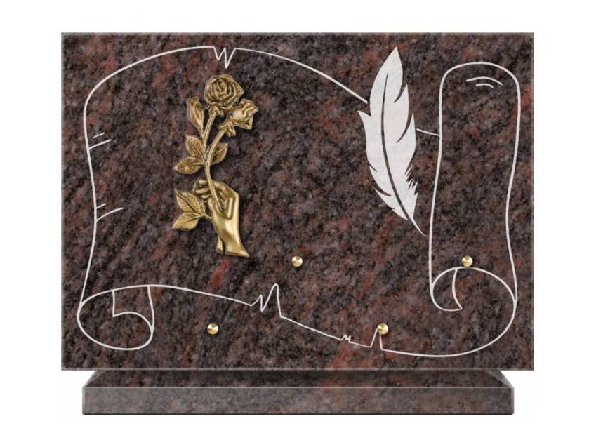 Plaque Granit Rectangle bucolique