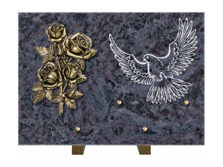 Plaque de cimetiere coralherix
