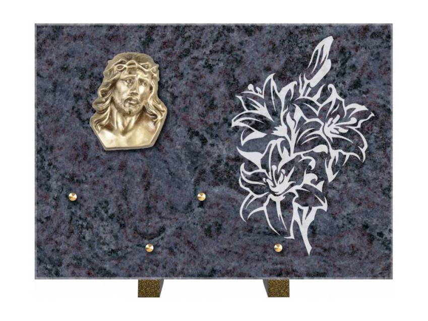 Plaque de cimetiere coralherix