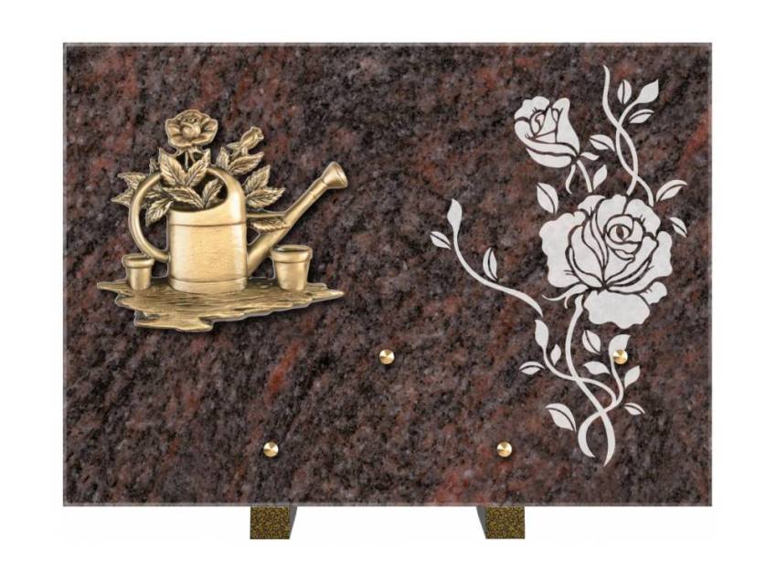 Plaque de cimetiere coralherix