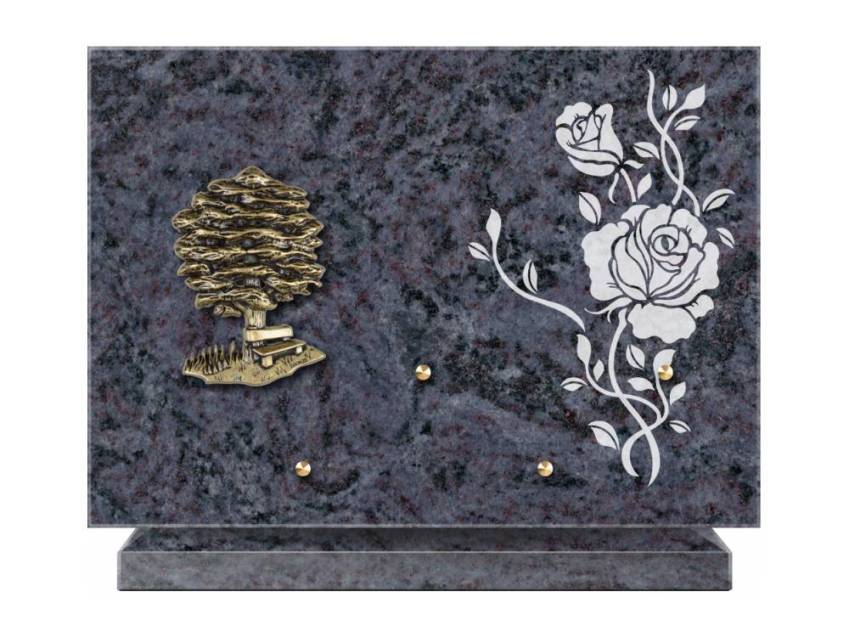 Plaque de cimetiere coralherix