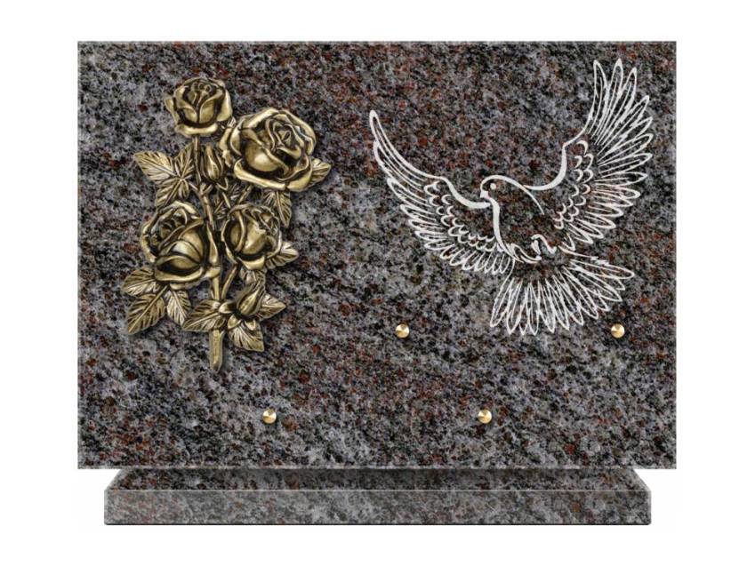 Plaque de cimetiere coralherix