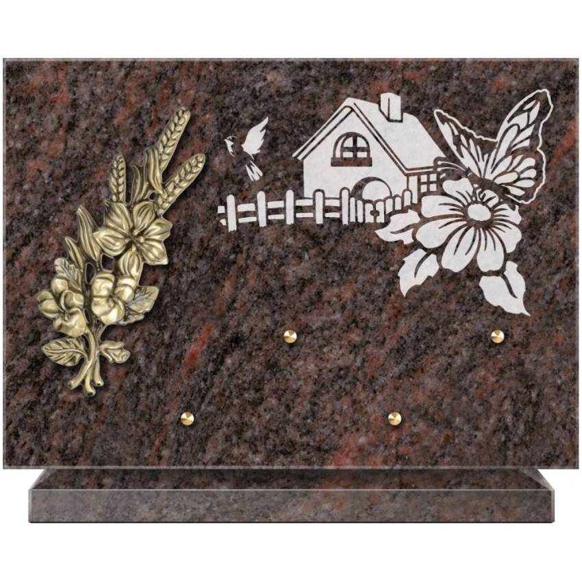 Plaque de cimetiere coralherix