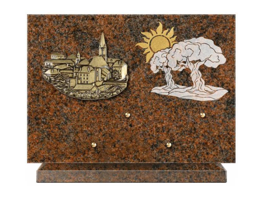 Plaque Granit Rectangle recueil