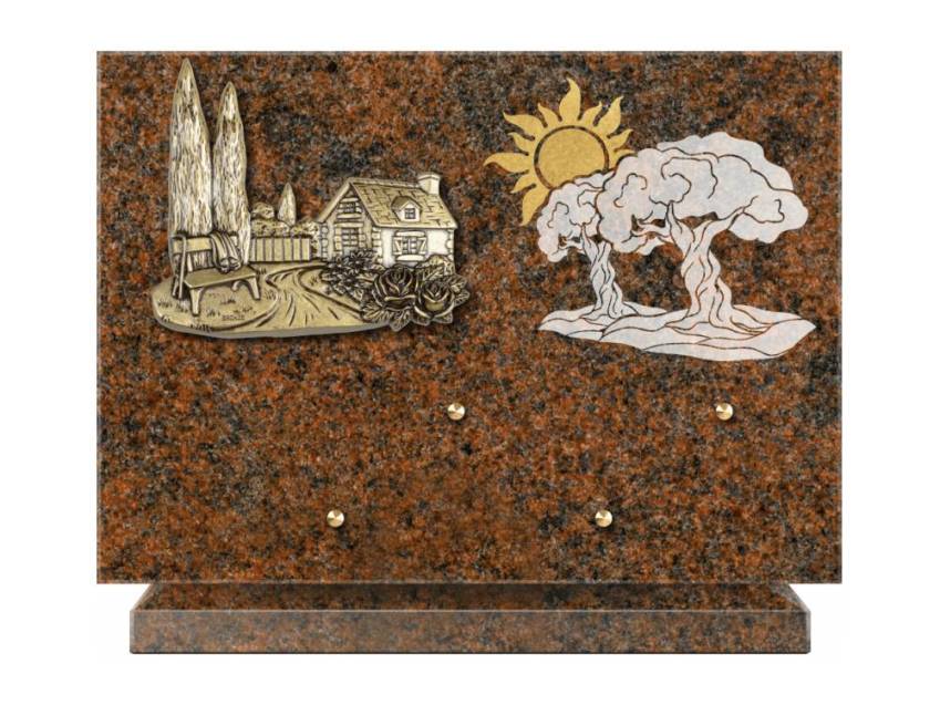 Plaque Granit Rectangle recueil