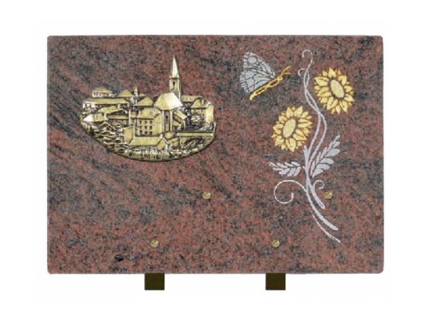 Plaque Granit Rectangle recueil