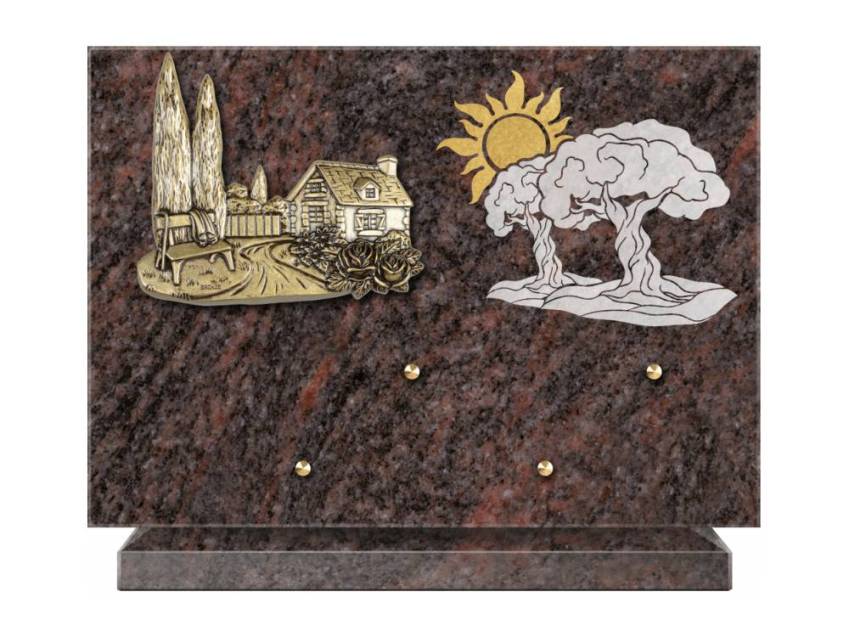 Plaque Granit Rectangle recueil